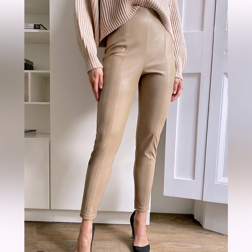 Babaton Aritzia Mace Vegan Leather Pant
